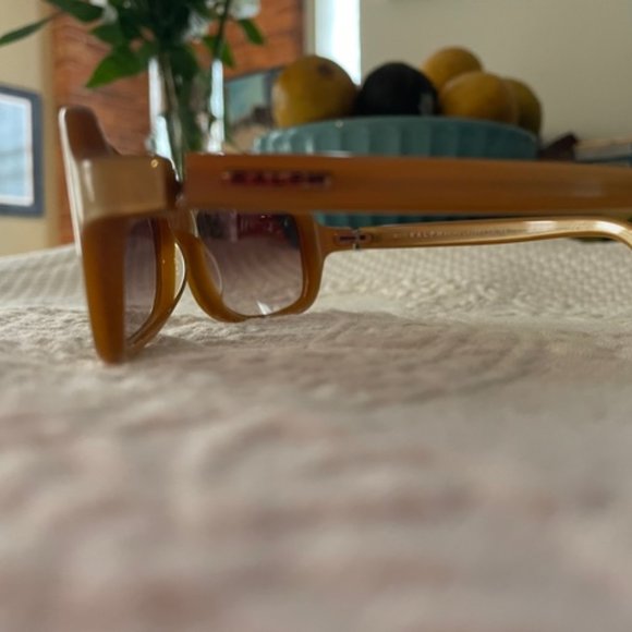 Ralph Lauren 7518S Tan Rectangular Sunglasses